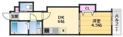 TKアンバーコート羽衣2の間取り