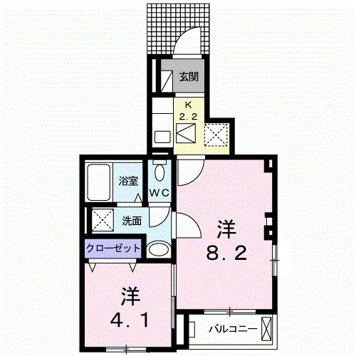 パーシモンIの間取り