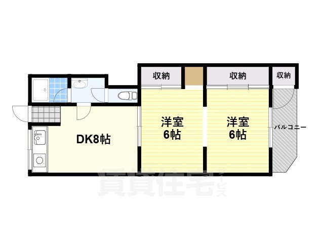 マンション三倉の間取り