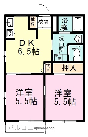 リラ・アビタシオンの間取り