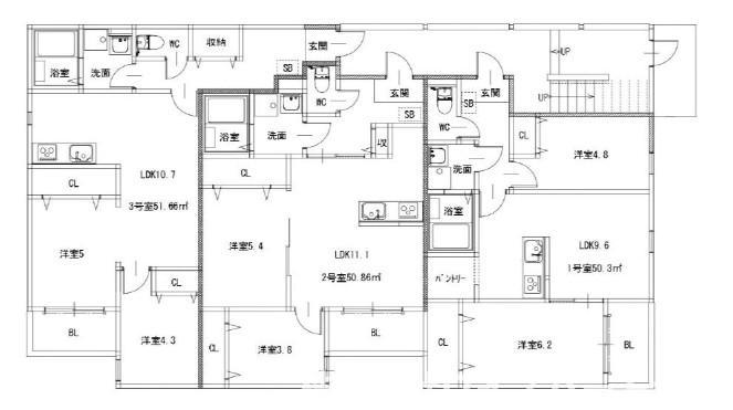 仮）長住２丁目APの建物外観