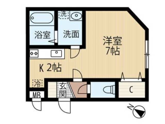 NSI発寒駅前の間取り