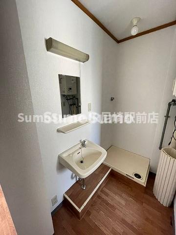 洗面設備　洗面所です