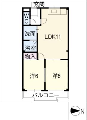 Ｙｏｕ＆Ｍｅ西条の間取り