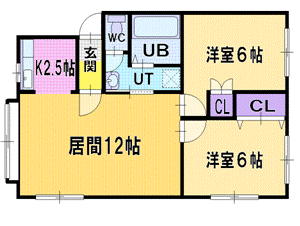 エクシード２６８の間取り