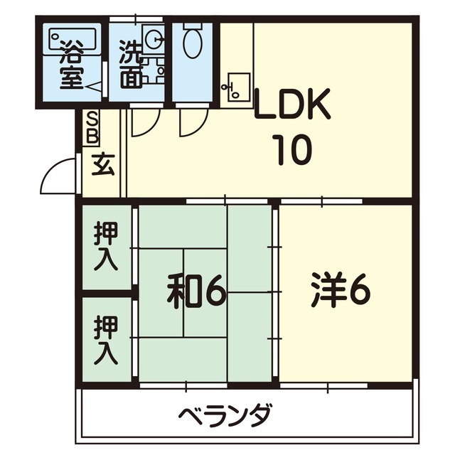 コーポセルシオの間取り