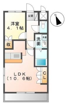 アメニティ日高の間取り