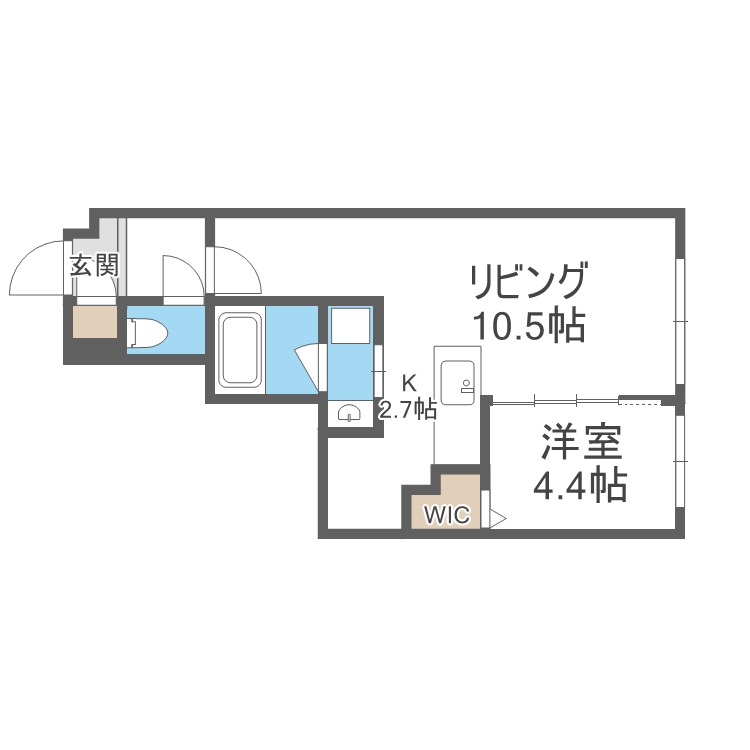 Ｒｉｖｉｅｒａ南郷（リヴィエラ南郷）の間取り