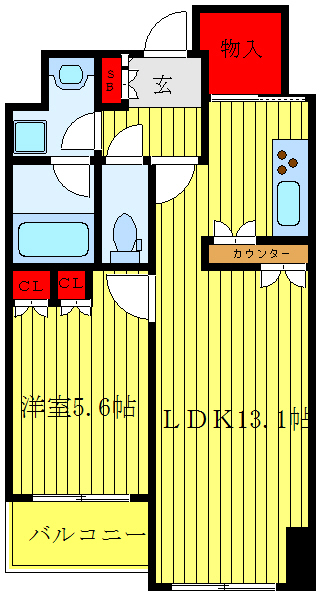 【ウエストパークタワー池袋の間取り】