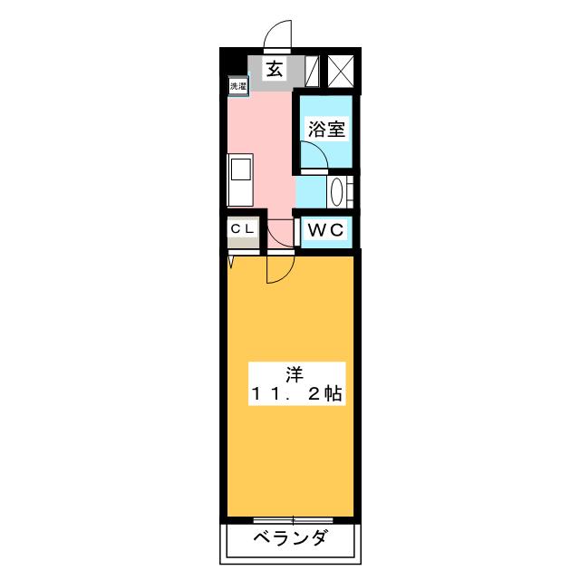 アーバンシティ西桜木の間取り