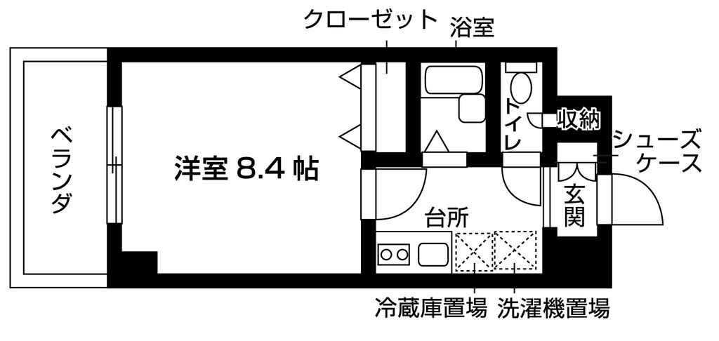 ピアチェーレ向ヶ丘遊園の間取り