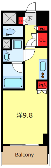 パレステージ西日暮里の間取り