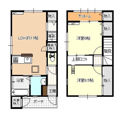 ファイン藤木A棟の間取り