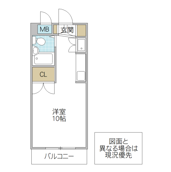 インペリアル水戸の間取り