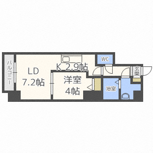 ＰＲＩＭＥ　ＵＲＢＡＮ札幌医大前の間取り