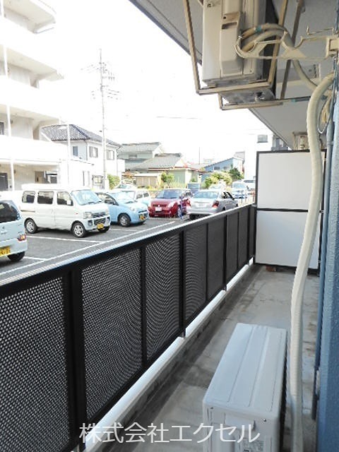 バルコニー　南東向きです。