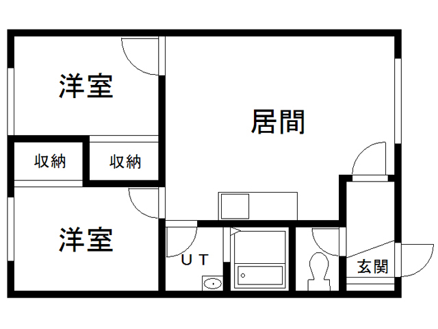 Ｋ・コーポの間取り