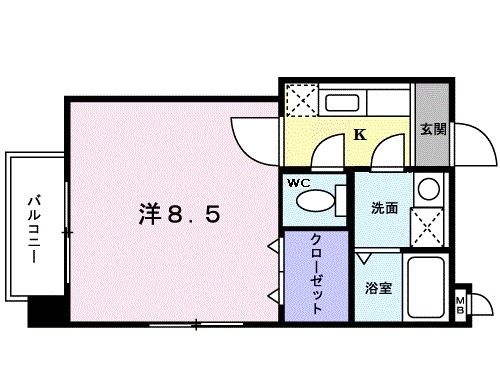 フォルシュ加治屋の間取り