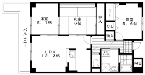 シャングリラの間取り