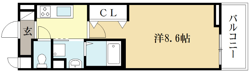 Bleu du Cielの間取り