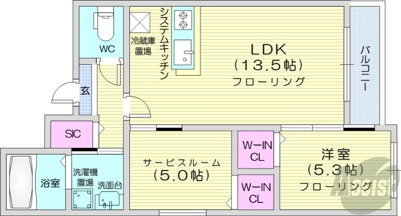 仮）北21条西4丁目MSの間取り