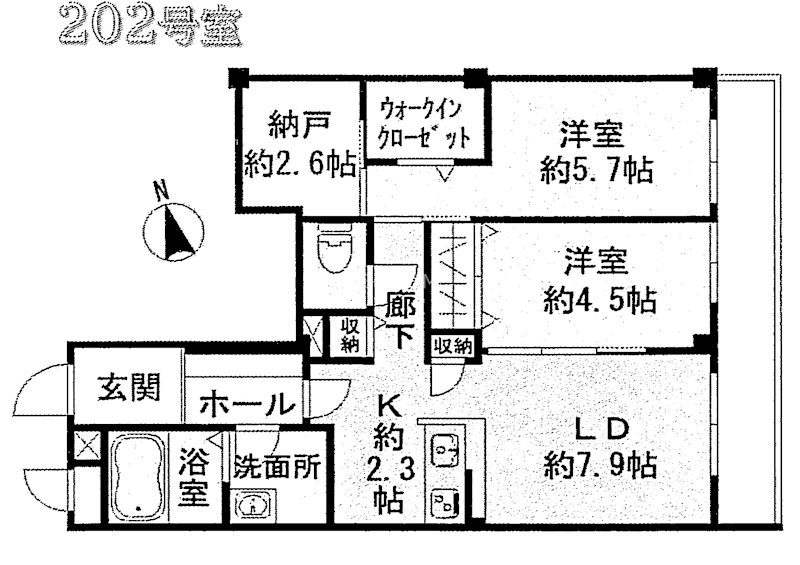 chocolat(ショコラ）の間取り