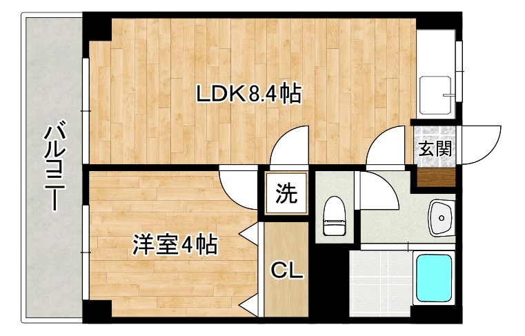 第二日之出ビルの間取り