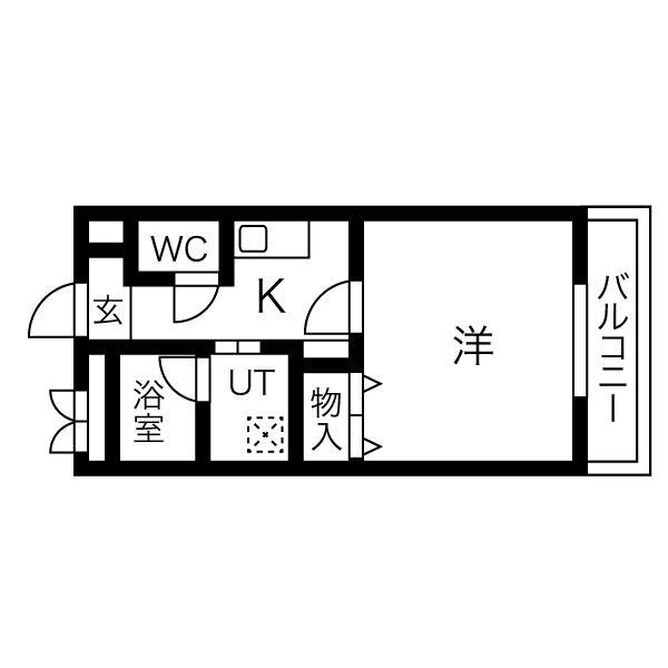 碧南市向陽町のマンションの間取り