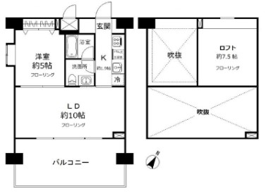 江東区東雲のマンションの間取り