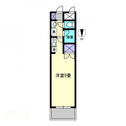 プランドール内山下の間取り