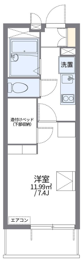 レオパレスグランシャリオの間取り