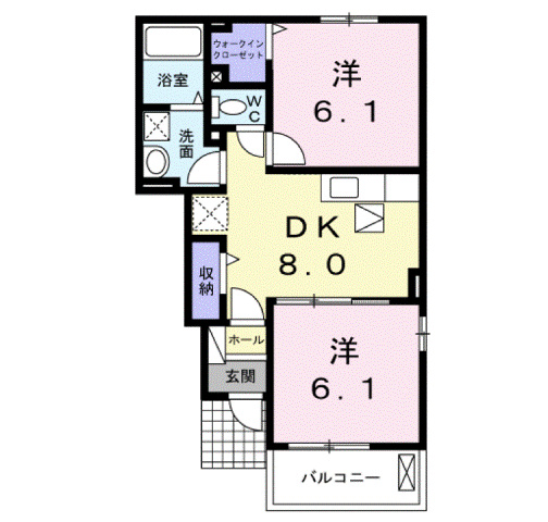 サンライトグレイスIIの間取り