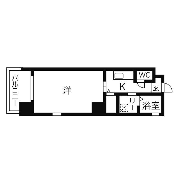 名古屋市熱田区比々野町のマンションの間取り