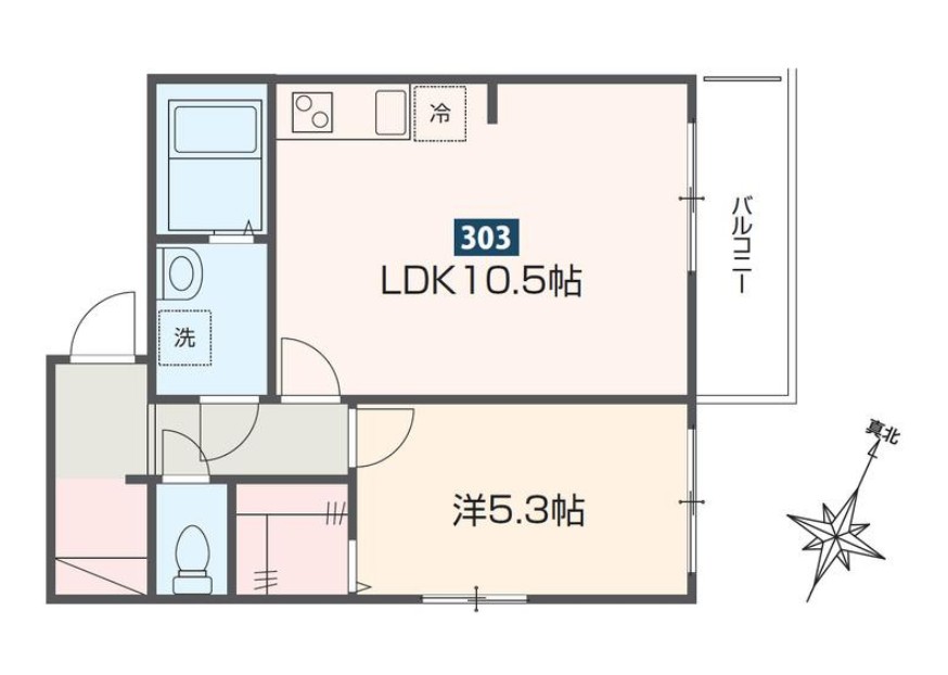 MELDIA京成高砂の間取り