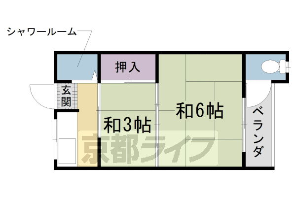 【ヤマニ荘の間取り】