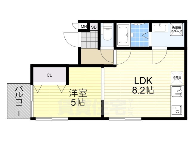 Casa Wood草津大路の間取り