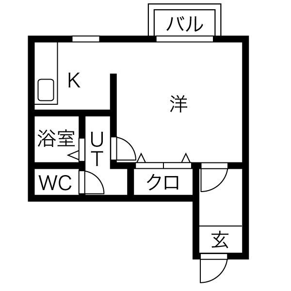 コーポたんぽぽの間取り