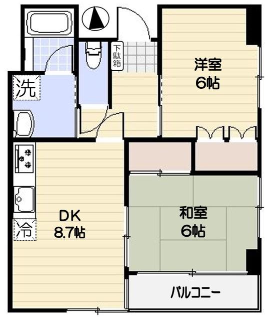 メゾングローリーの間取り