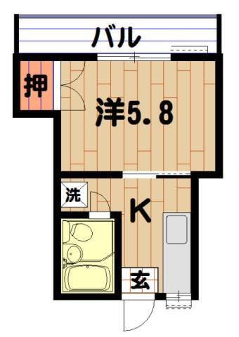 平川ヴィラの間取り