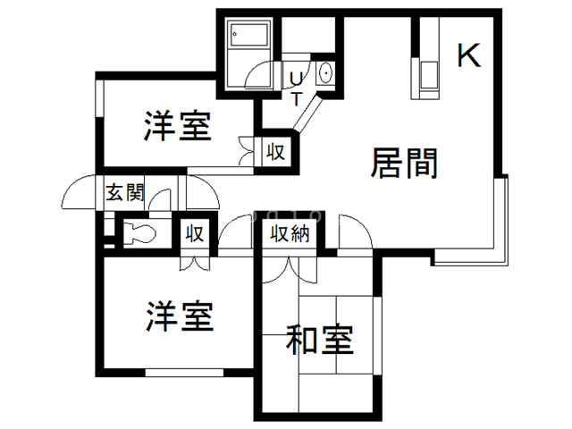 ＡＸＩＳカムイIの間取り