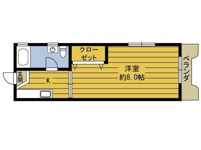 コスモス長浜の間取り