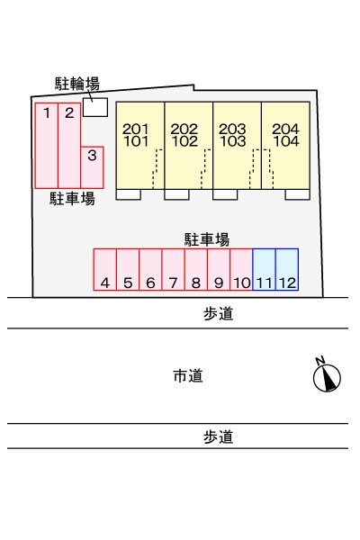 【指宿市西方のアパートのその他】