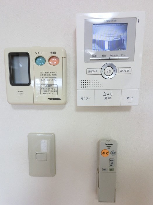 セキュリティ　ＴＶモニター付きインターホンで来客者の確認ができ安心！