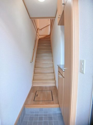 玄関　収納もある玄関です