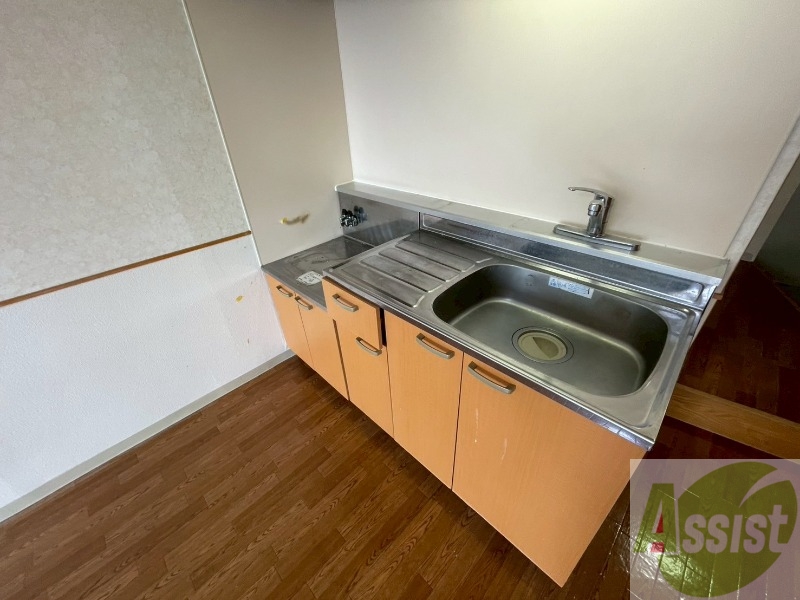 キッチン　清潔感がありお洒落なキッチンになっていました！