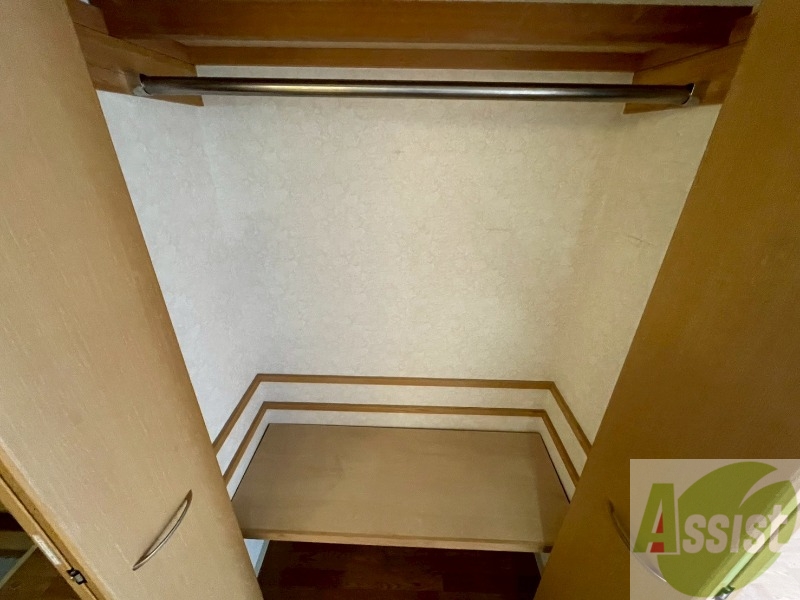 収納　クローゼットがありました。お洋服や荷物はここへ