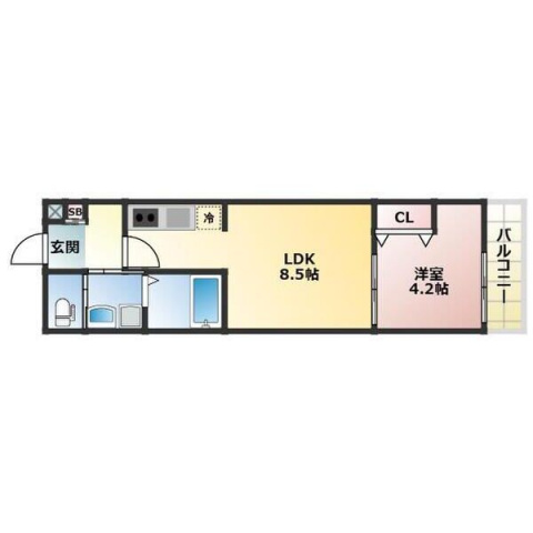 ALEGRIA大津の間取り