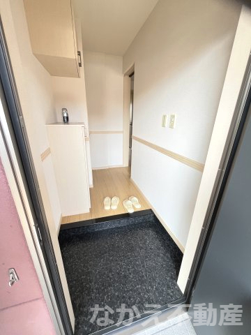 玄関　明るい玄関です