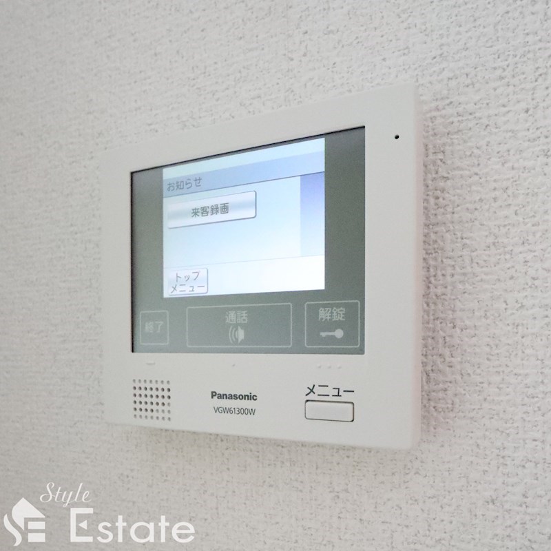 セキュリティ　モニター付きインターホン