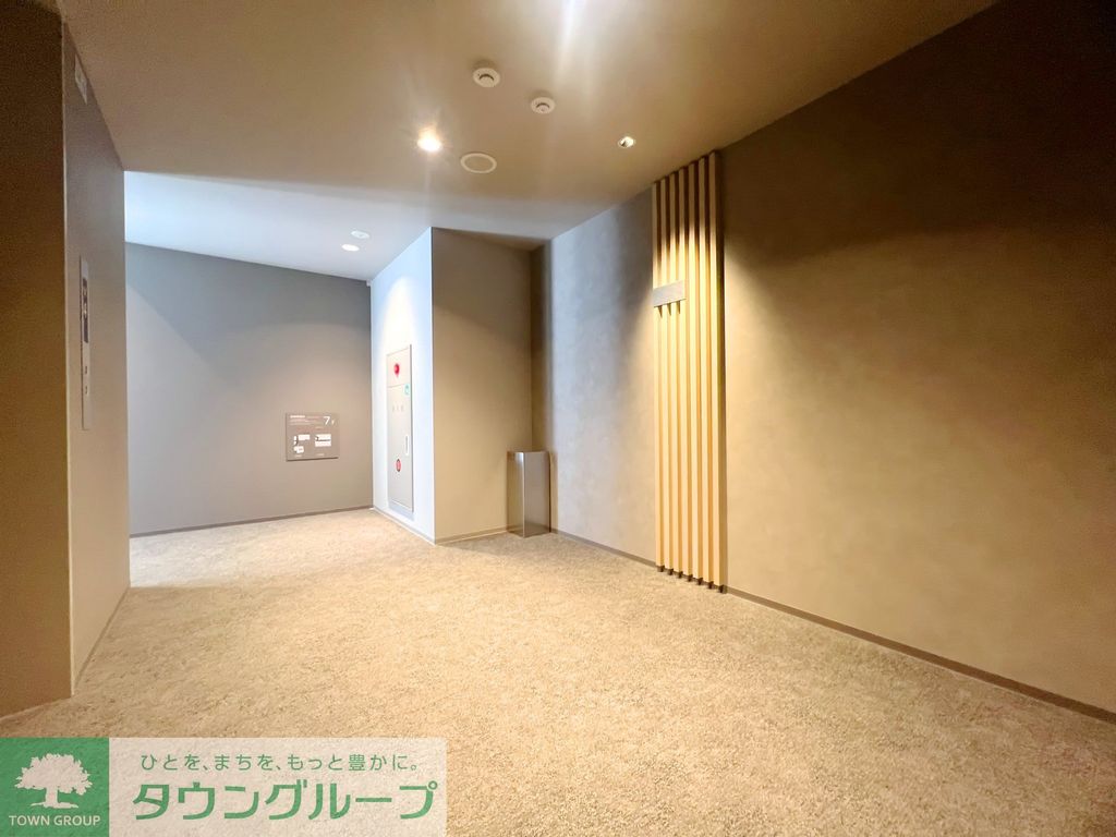 ロビー　お問合せは(株)タウンハウジング東京へ